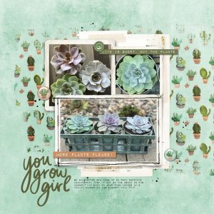 Katie Pertiet Designs Scrapbook Page Layout