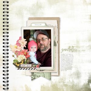 Katie Pertiet Designs Scrapbook Page Layout