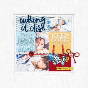 Katie Pertiet Designs Scrapbook Page Layout