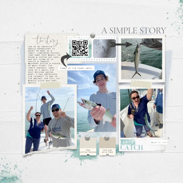 Katie Pertiet Designs Scrapbook Layout