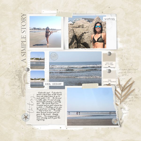 Katie Pertiet Designs Scrapbook Layout