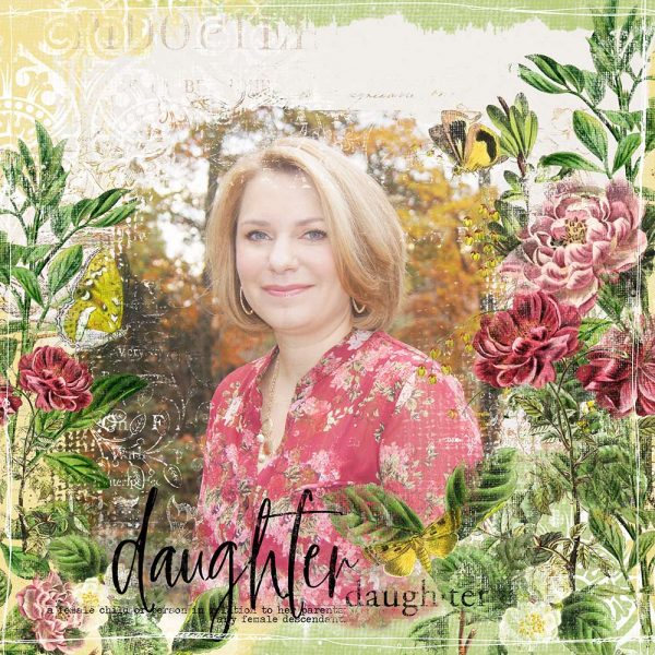 Katie Pertiet Designs Scrapbook Page Layout