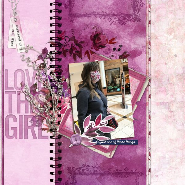 Katie Pertiet Designs Scrapbook Layout