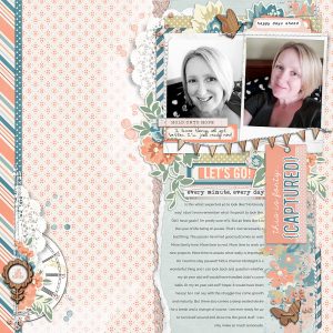 Katie Pertiet Designs Scrapbook Page Layout