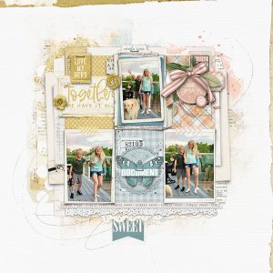 Katie Pertiet Designs Scrapbook Page Layout