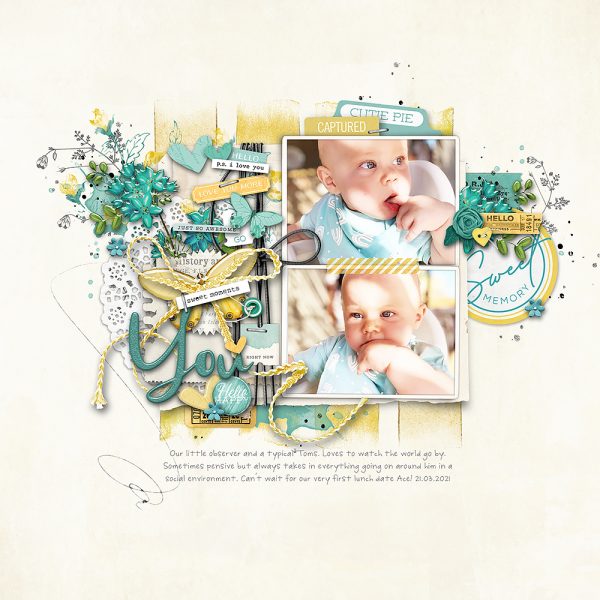 Katie Pertiet Designs Digital Scrapbook Layout