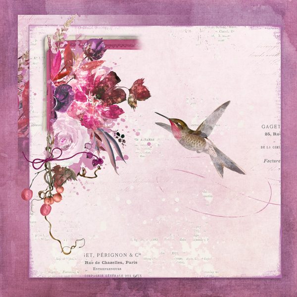 Katie Pertiet Designs Scrapbook Layout