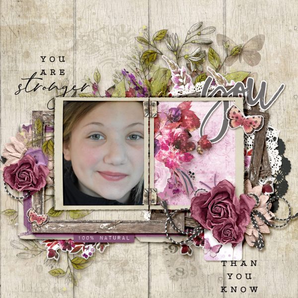 Katie Pertiet Designs Scrapbook Layout