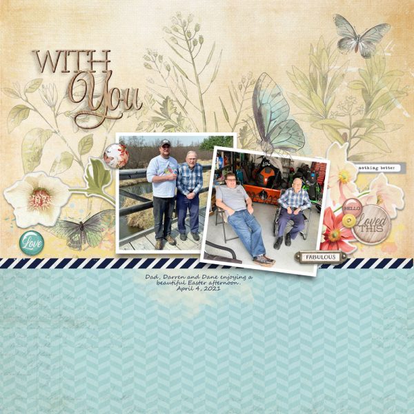 Katie Pertiet Designs Scrapbook Layout