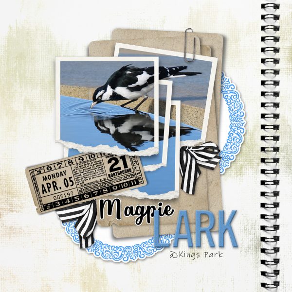 Katie Pertiet Designs Scrapbook Layout