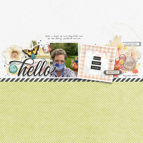 Katie Pertiet Designs Scrapbook Layout