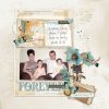 Katie Pertiet Designs Scrapbook Page Layout