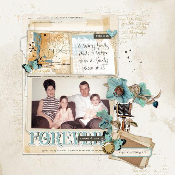 Katie Pertiet Designs Scrapbook Page Layout