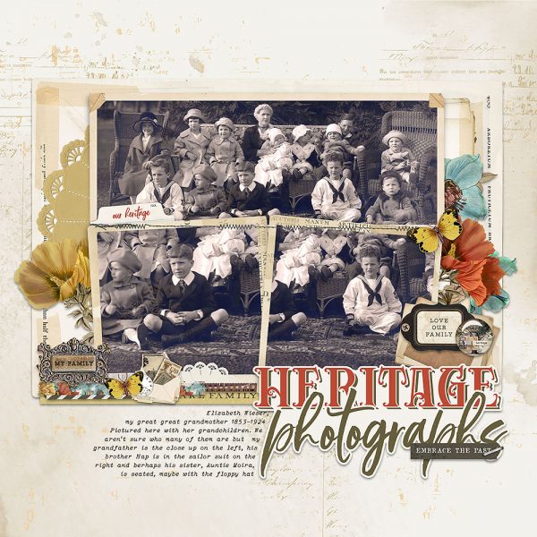 Katie Pertiet Designs Digital Scrapbook Layout