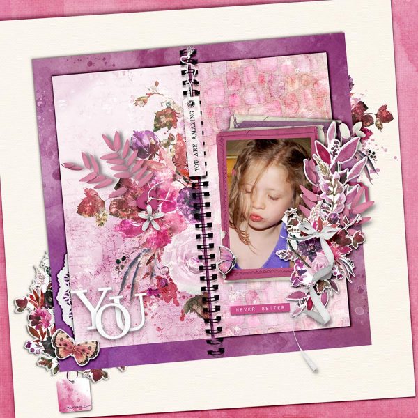 Katie Pertiet Designs Scrapbook Layout