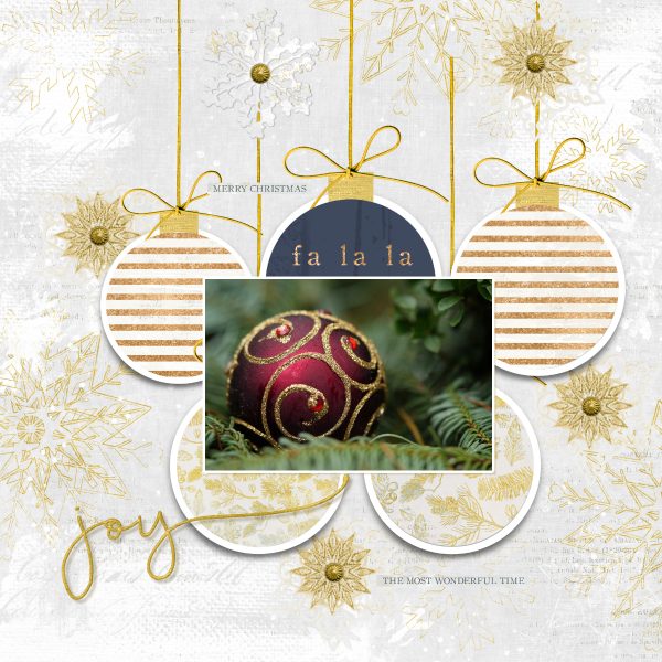 Digital Scrapbooking Page Layout