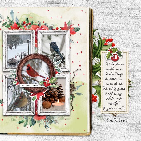 Katie Pertiet Digital Scrapbook Page Layout