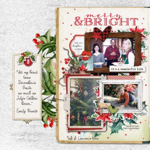 Katie Pertiet Digital Scrapbook Page Layout