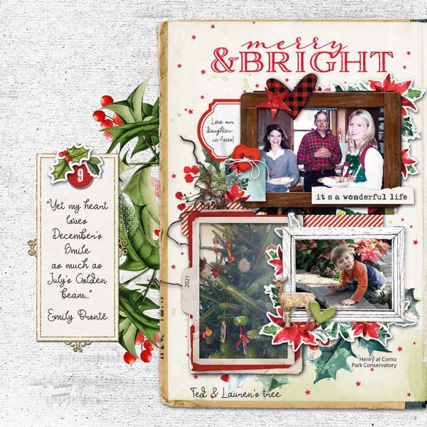 Katie Pertiet Digital Scrapbook Page Layout