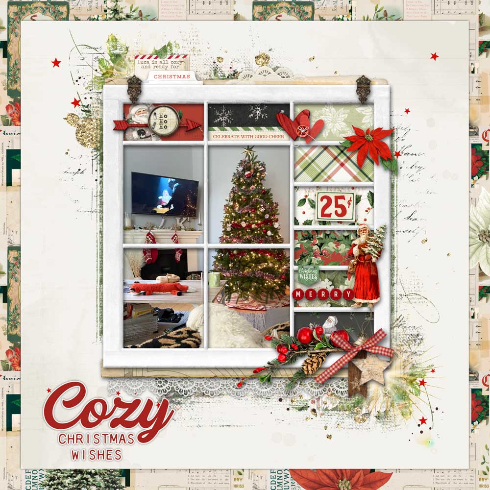 Rustic Christmas Scrapbook Bundle - Katie Pertiet Designs