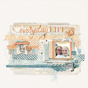 Katie Pertiet Designs Digital Scrapbooking Page Layout