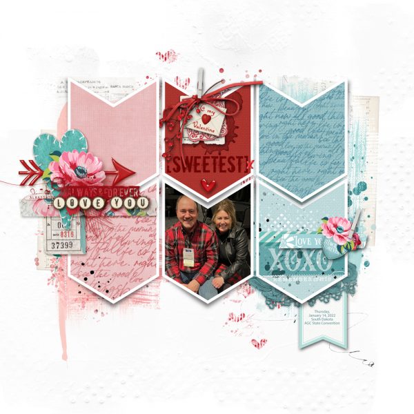 Katie Pertiet Designs Digital Scrapbooking Page Layout