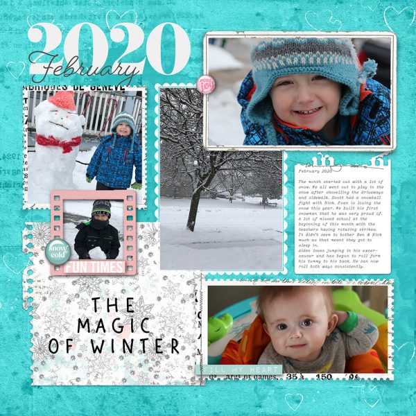 Katie Pertiet Designs Digital Scrapbook Layout