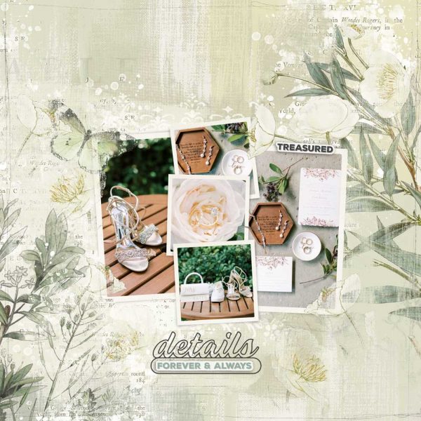 Katie Pertiet Designs Digital Scrapbooking Page Layout