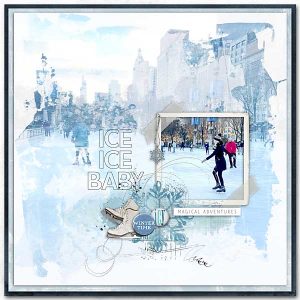 Katie Pertiet Designs Digital Scrapbooking Page Layout