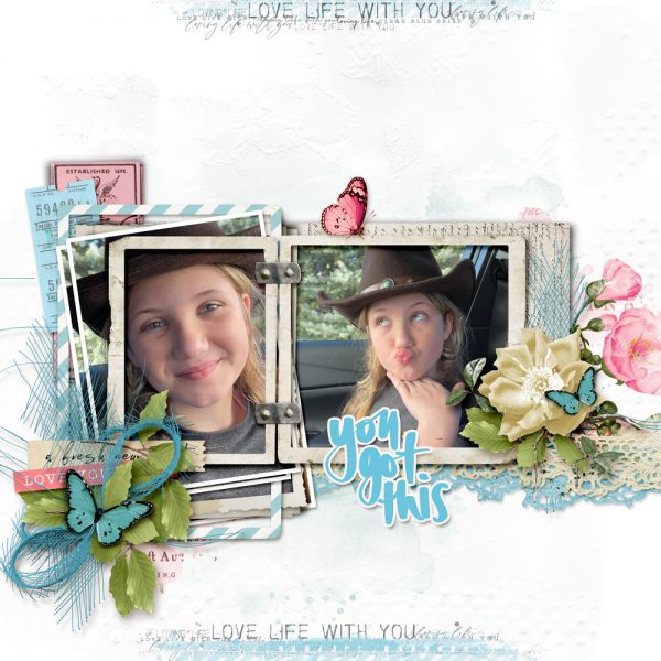 Katie Pertiet Designs Digital Scrapbooking Page Layout