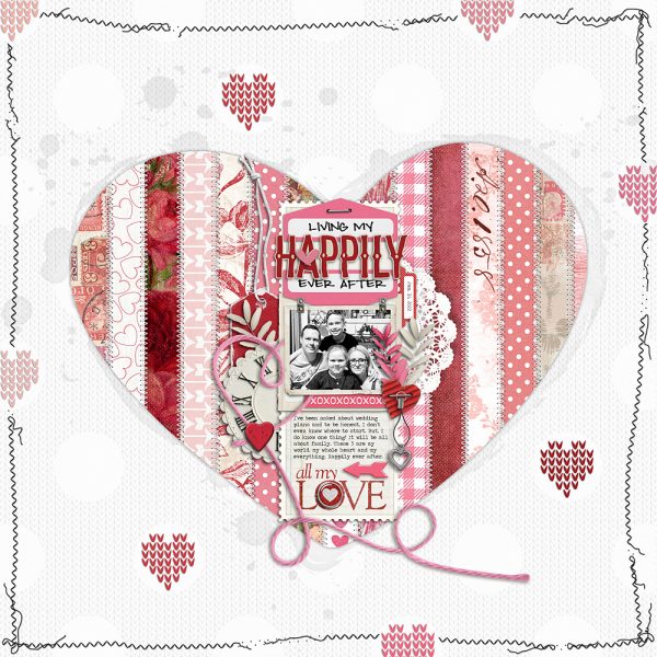 Katie Pertiet Designs Digital Scrapbooking Page Layout