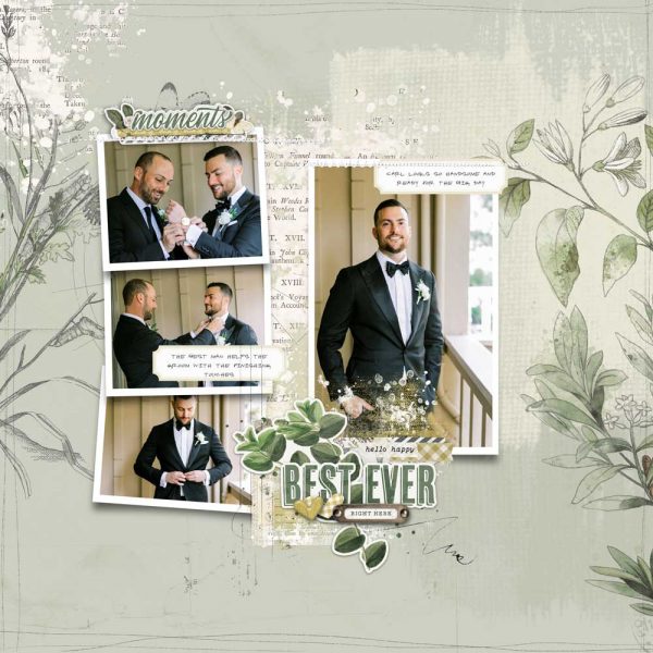 Katie Pertiet Designs Digital Scrapbooking Page Layout