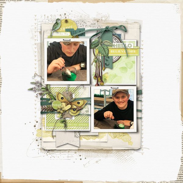 Layer Works 1672 | Digital Scrapbook Layered Template