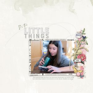 Digital Scrapbooking Layout | Scrapbooking Sentiments Page Titles