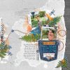 Digital Scrapbooking Layout | Digital Scrapbook Template