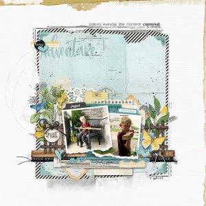 Digital Scrapbooking Layout | Digital Scrapbook Template