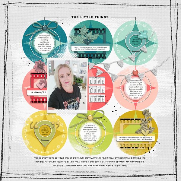 Digital Scrapbooking Layout | Digital Scrapbook Template