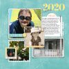 Digital Scrapbooking Layout | Digital Scrapbook Template