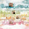 Spectrum Sherbet Scrapbooking Collection Katie Pertiet Designs