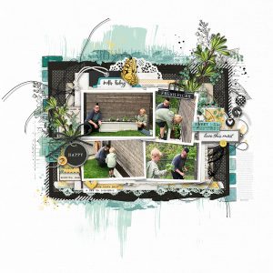 Digital Scrapbooking Layout | Digital Scrapbook Template