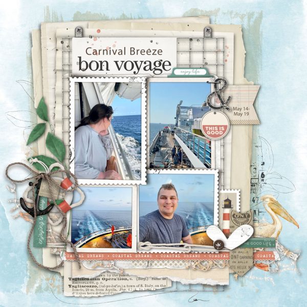 Digital Scrapbooking Layout | Digital Scrapbook Paper