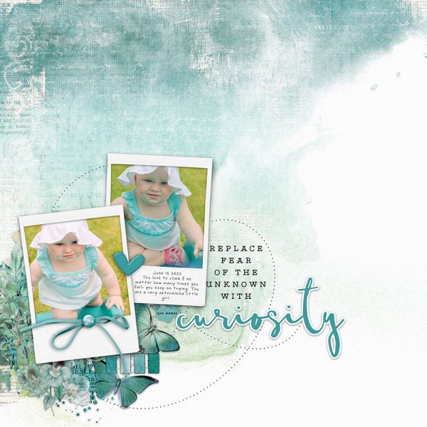 Digital Scrapbooking Layout | Scrapbook Embellishments