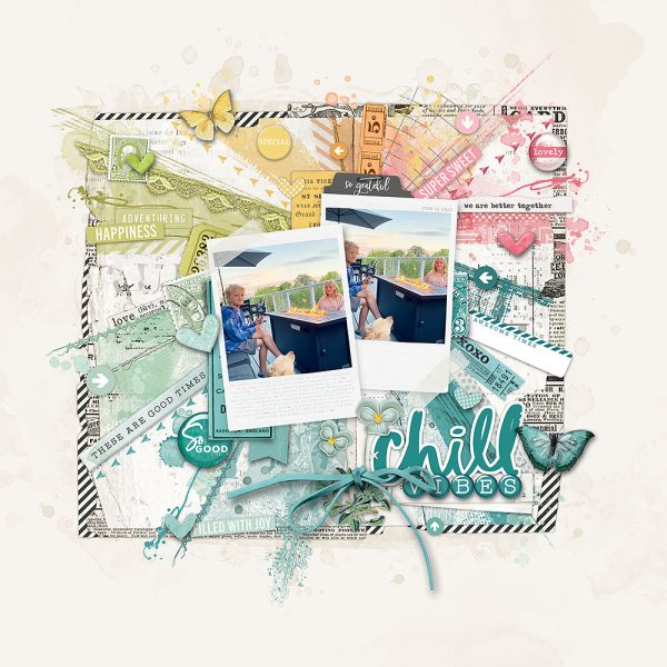 Digital Scrapbooking Layout | Scrapbook Embellishments