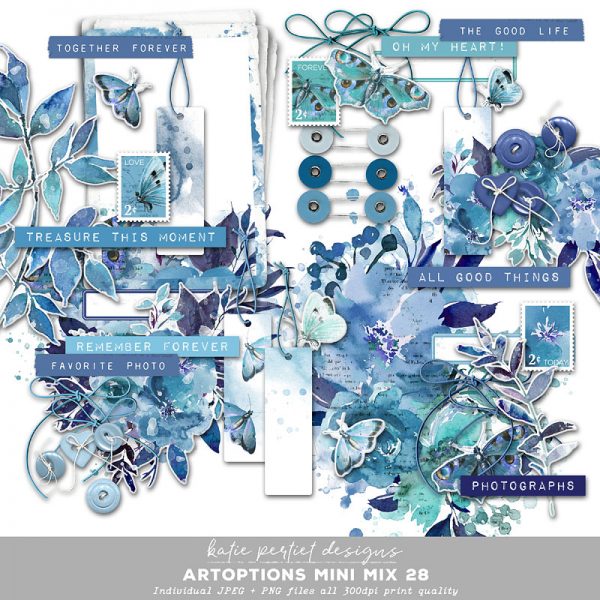 Digital Scrapbooking Layout | ARToptions Scrapbooking Kit