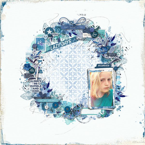 Digital Scrapbooking Layout | ARToptions Scrapbooking Kit