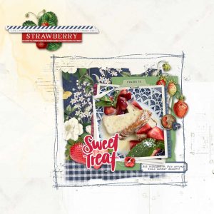 Digital Scrapbooking Layout | Hand Lettering