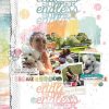 Digital Scrapbooking Layout | Spectrum Sherbet Scrapbook Collection