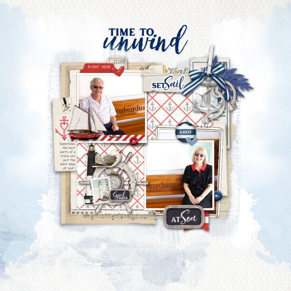 Digital Scrapbooking Layout | Digital Scrapbook Paper