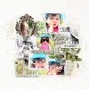 Digital Scrapbooking Layout | Digital Scrapbook Template