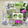 Digital Scrapbooking Layout | Digital Scrapbook Template